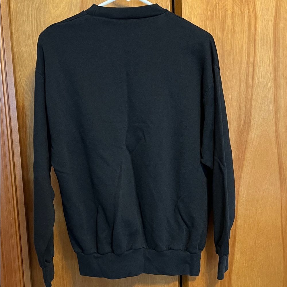 Vintage Black Belgique Belgium Crewneck Women's Large - Picture 3 of 4